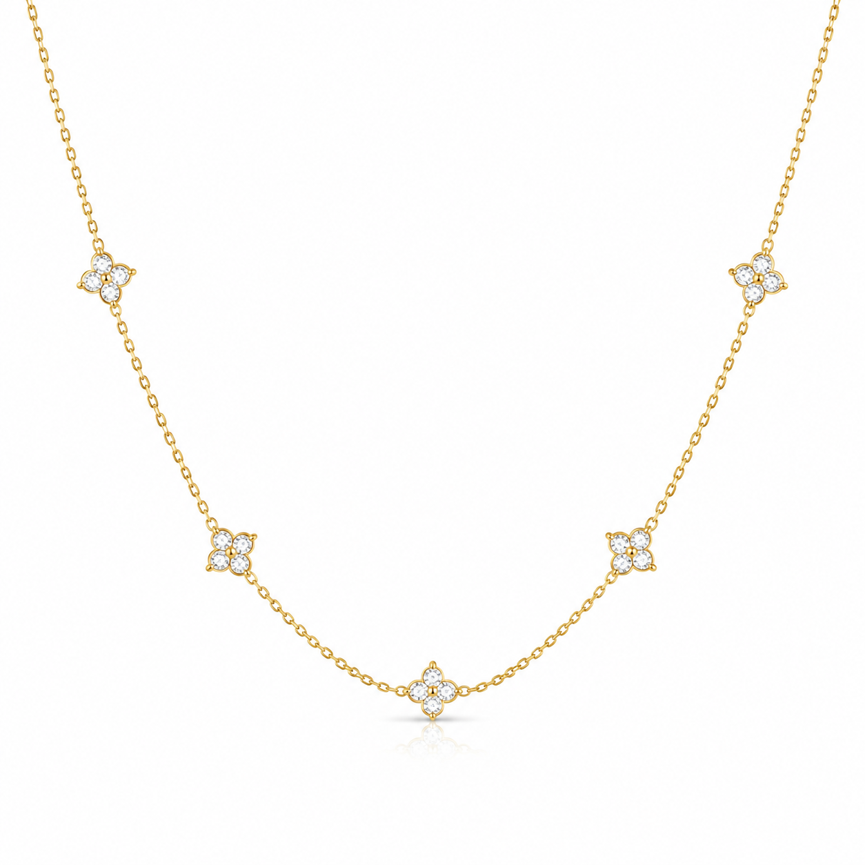 Dainty Clover Necklace