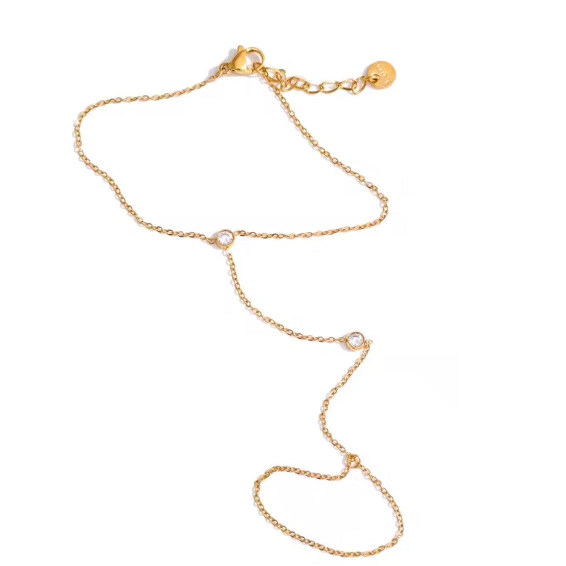 Two Stone Handchain