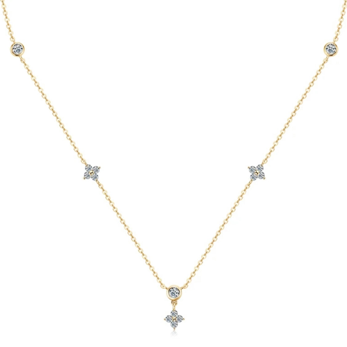 Dainty Clover Necklace