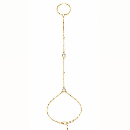 Two Stone Handchain