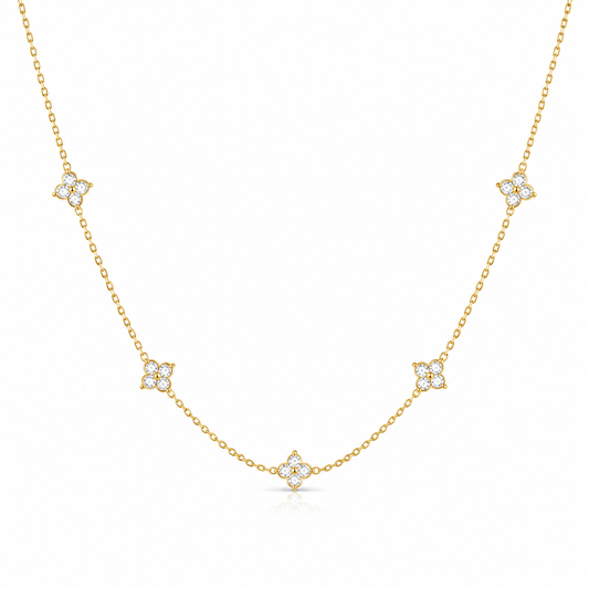 Dainty Clover Necklace