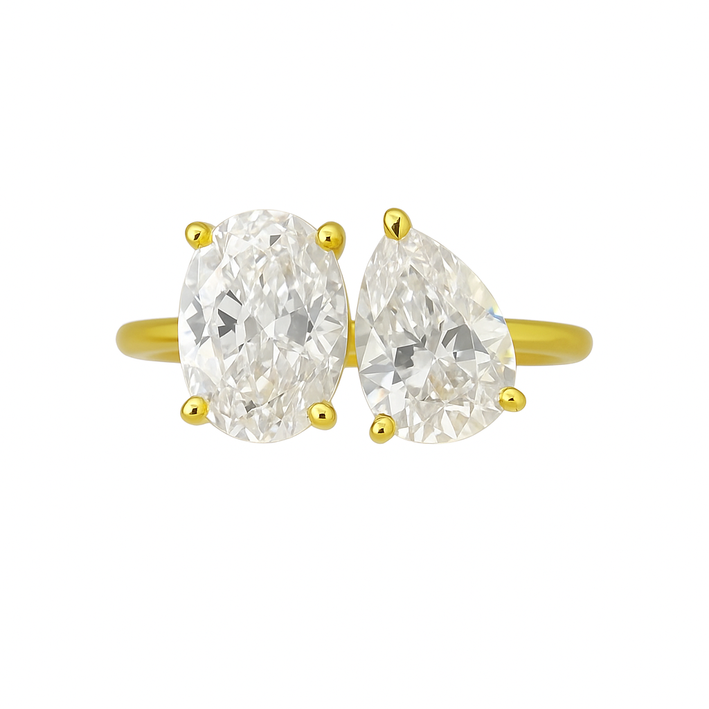 Oval Toi Et Moi Ring